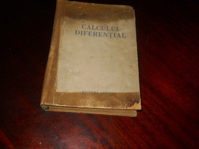 N. N. Luzin - Calculul diferential,1954 foto