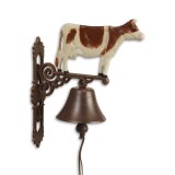 Clopot din fonta cu o vaca pentru usa XL-101, Clopote