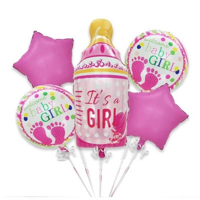 Set Baloane, Model It&amp;#039;s a Girl, Tematica Gender Reveal, Botez, Roz foto