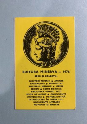 Calendar 1976 Editura Minerva foto