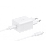 Incarcator Retea Cu Cablu USB-C Samsung, 45W, 4.05A, 1 x USB-C, Alb EP-T4511XWEGEU