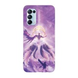 Husa compatibila cu Oppo A76, Viceversa, model The One Winged Angel Final Fantasy, Silicon, TPU, Transparent, Carcasa