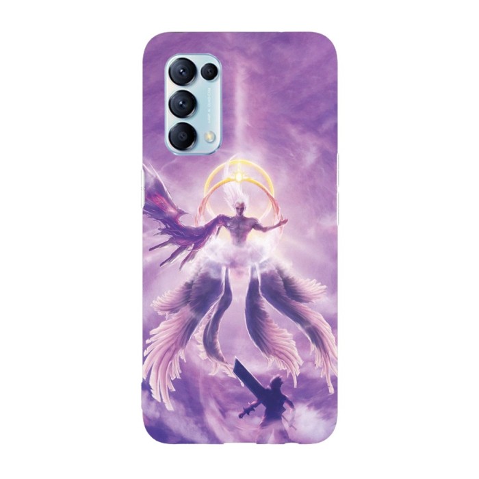 Husa compatibila cu Oppo A77, Viceversa, model The One Winged Angel Final Fantasy, Silicon, TPU