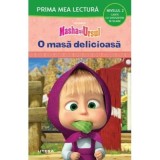 Masha si Ursul. O masa delicioasa (Nivelul 2 Carte cu despartiri in silabe)