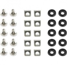 SET montare GEMBIRD pentru rack 19&amp;quot;, 10 seturi, contine: 10 x M6 suruburi, 10 x foto