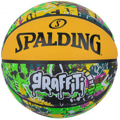 Mingi de baschet Spalding Graffiti Ball 84374Z galben