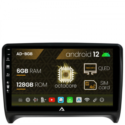 Navigatie Audi TT, Android 12, B-Octacore 6GB RAM + 128GB ROM, 9 Inch - AD-BGB9006+AD-BGRKIT426 foto