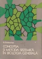Conceptia si metoda sistemica in biologia generala foto