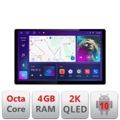 Navigatie dedicata Mercedes W204 2008-2012 N-W204 Edonav ecran 13&amp;quot; 2K 8 si 128 Android Waze USB Navigatie 4G 360 Toslink Youtube R CarStore Technology foto