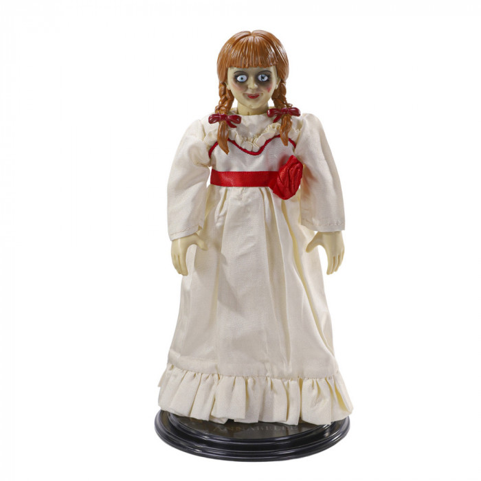 Figurina articulata IdeallStore&reg;, Scary Annabelle, editie de colectie, 17 cm, stativ inclus