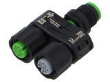 Adaptor M12 4 pini 60V 4A IP67 Murrelektronik -30&divide;85&deg;C