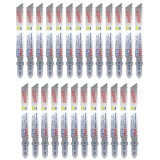 Wilpu HC 19 R BI - Set panze fierastrau pendular tija cu un prag de prindere (T) 80 mm lemn taiere dreapta fina 25 bucati