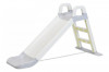 Tobogan Copii MyKids 140/12 Alb Gri, 147 cm, Plastic Rezistent UV, +2 Ani, Max 25kg
