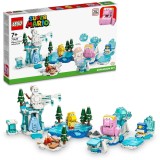 LEGO&reg; Super Mario - Set de extindere Morsel si aventura lui in zapada 71417, 567 piese