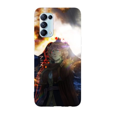 Husa compatibila cu Oppo A55, Viceversa, model Mereoleona Vermillion Black Clover, Silicon, TPU foto