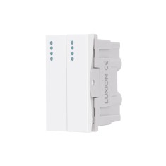 Modul Intrerupator Dublu Mecanic 2M / 1M LUXION, Standard Italian SmartElectro IntelligentHouse