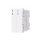 Modul Intrerupator Dublu Mecanic 2M / 1M LUXION, Standard Italian SmartElectro IntelligentHouse