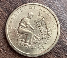 C50 - Moneda foarte veche - America - 1 dollar - litera P - 2009
