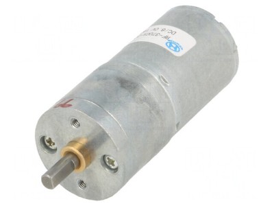 Motor DC cu Transmisie Metalică 6V 2,4A 99:1 foto