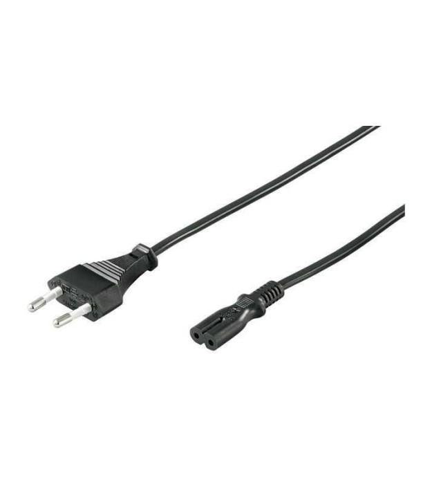 Cablu alimentare Euro la tip 2 pini 1.5m 2x0.75mm2 CUPRU 2.5A 250V