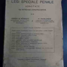 Legi Speciale Penale - Const. G. Ratescu, N. Pavelescu ,546974