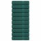 vidaXL Prosoape de baie 10 buc Verde 100x150 cm 360 g/m&sup2; 100% bumbac