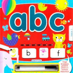 Sa invatam alfabetul: ABC - Scrii si stergi