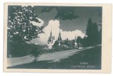 4430 - SINAIA, Peles Castle, Romania - old postcard, real PHOTO - used - 1936, Circulata, Printata