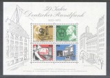 Germany Berlin 1973 Broadcasting Communication perf. sheet Mi.B4 MNH DA.184