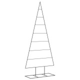 Cumpara ieftin Brad de Craciun din metal pentru decor, negru, 180 cm