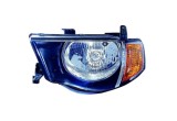 Far MITSUBISHI L200, 12.2005-04.2010, partea stanga, H4; manual; halogen, cabina lunga,
