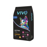 Hrană uscată pentru pui de pisici, cu pui, Vivo 10 KG
