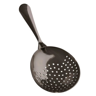 Julep Sieb, Julip Strainer - Edelstahl 304 - Gunmetal Black - Ergonomisches Barsieb foto