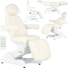 Scaun cosmetic electric pentru salonul de cosmetica pedicure reglare 4 cilindri Karim foto