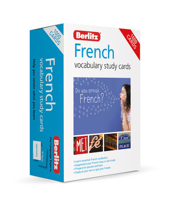 Berlitz Vocabulary Study Cards French (Language Flash Cards) foto