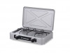 Aragaz 2 Ochiuri Harlem, Gri Emailat, 50.5x36x10 cm, Duze Incluse, Butelie, Turcia