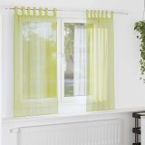 Perdele din voile cu tablă 2 buc Verde măr