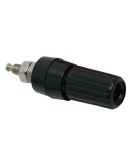 Mufa banana mama 4mm montabil executie din plastic negru, Oem