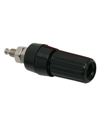 Mufa banana mama 4mm montabil executie din plastic negru foto