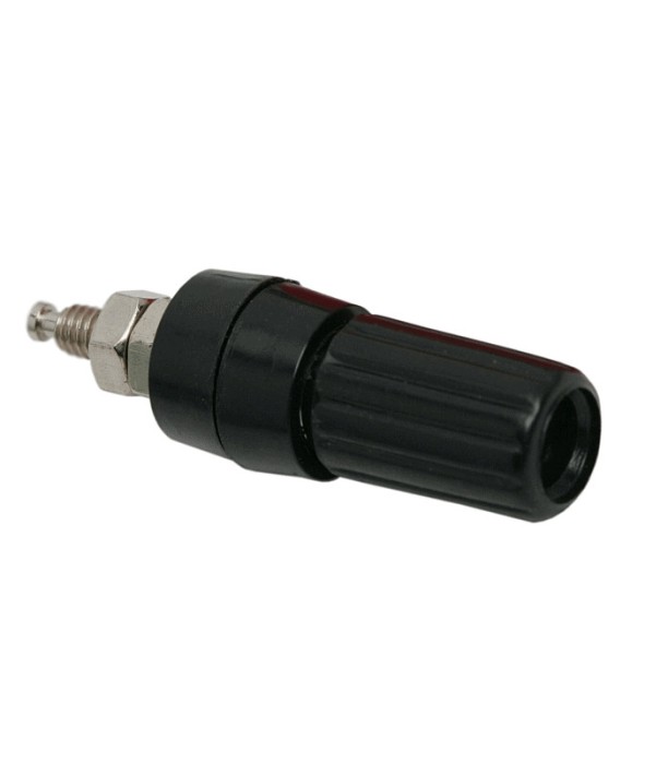 Mufa banana mama 4mm montabil executie din plastic negru
