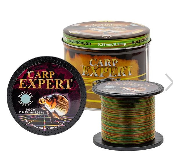 Fir pescuit Carp Expert Multicolor 0.25mm,8.5 kg -rola de 1000m