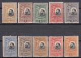 ROMANIA 1906 LP 61 REGELE CAROL I - 25 DE ANI DE LA PROCLAMAREA REGATULUI GUMA ORIGINALA SERIE URMA SARNIERA