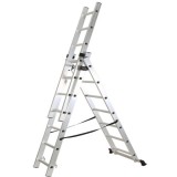 Cumpara ieftin Scara Aluminiu Multifunctionala,3 tronsoane,7 trepte,Rotor KME307
