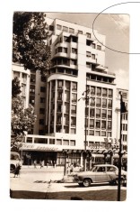 CP Bucuresti - Hotel "Ambasador", RPR, circulata, stare buna, colt indoiat