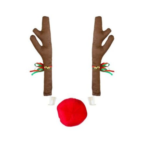 Ornament pentru masina, Zola&reg; , nas rosu si coarne de ren