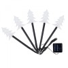 Set 5 lampi solare led de exterior tip brad pentru gradina flippy, 37 cm, alb cald