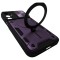 Husa spate TPU negru si plastic mov, inel si protectie camera, pentru Samsung Galaxy A16 4G, 5G