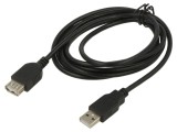 Cablu USB 2.0 A-A 3m Negru