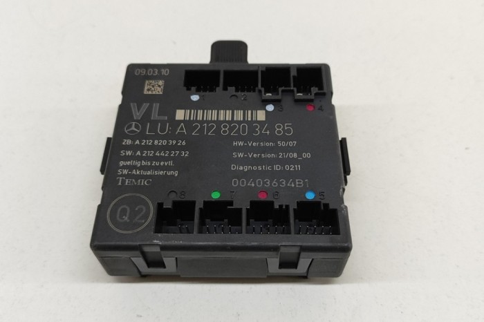 Modul de control ușă st&acirc;nga față MERCEDES-BENZ E W212 2010 OEM: A2128203485,A2128203926,A2124422732 26390311