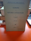 Elemente de Istoria Literaturii - E. Hodoș